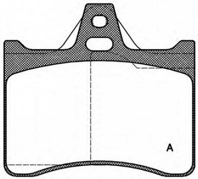 OPEN PARTS bpa008810 -  Комплект тормозных колодок, дисковый тормоз